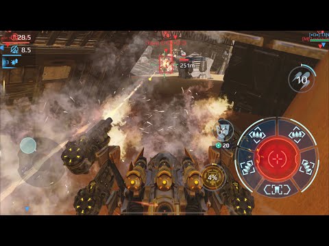 Typhon blown up instantly, as usual, on Dreadnought — War Robots