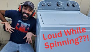 Fixing a Whirlpool/Maytag Washer That Is Loud During the Spin Cycle