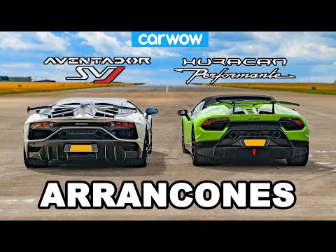 Lamborghini Aventador SVJ vs Huracan Performante DRAG RACING