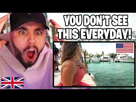 Brit Reacts to Visiting America! (Florida Keys Road Trip)