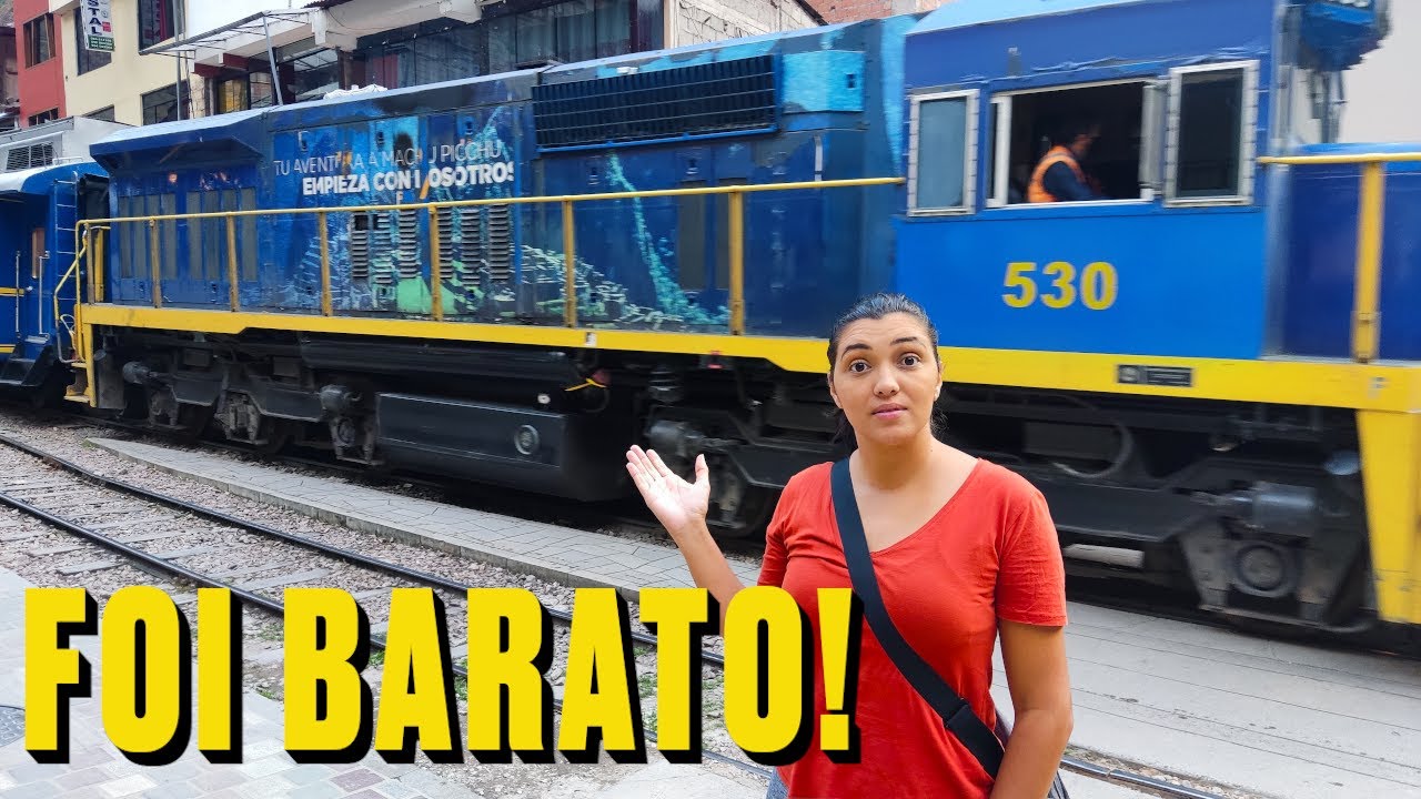 MACHU PICCHU de TREM Gastando Pouco