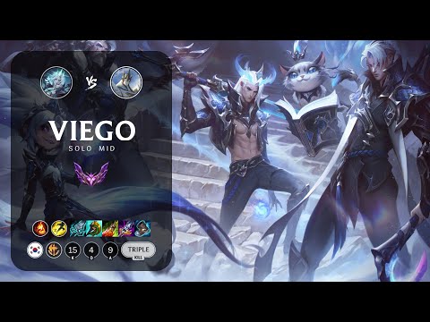 Viego Mid vs Galio - KR Master Patch 12.22