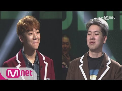 School Rapper [7회]"마치 슈퍼맨vs배트맨"우승후보 대격돌!양홍원vs최하민@1vs1배틀 170324 EP.7