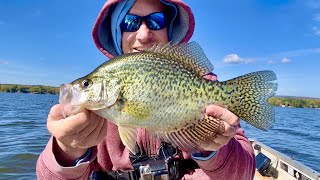 Fishing for and Catching GIANT Fall Crappie!