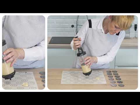 De Buyer TUTO 8   LE TUBE   Former des biscuits