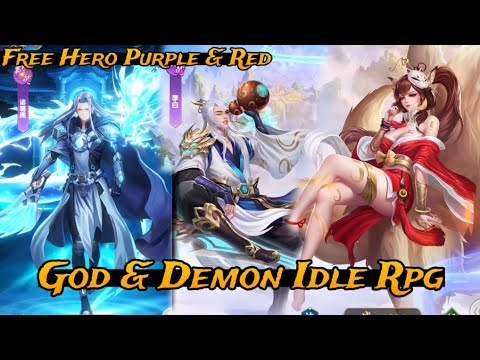 God & Demon Idle Rpg - Free Hero Purple & Red + ALL Discount 99% + Diamond & More