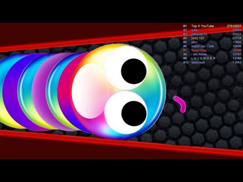 Slither.io - KING of SNAKES  Vs All Monster Snake - WORLD RECORD Unlimited Length (EPIC GAMEPLAY)