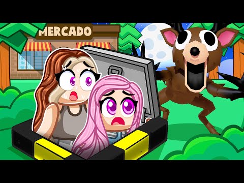 Build a BUNKER FAST to SURVIVE the NIGHT in ROBLOX