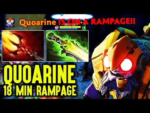 Quoarine Tinker Insane 18 Min Ramapge With Crazy Moves Dota 2