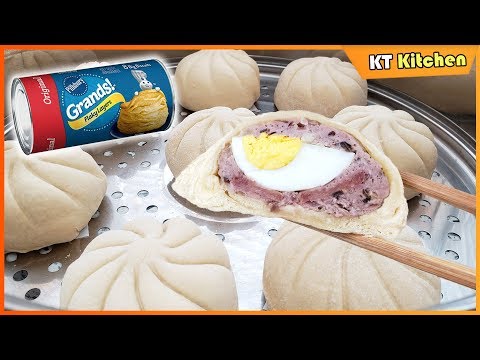 Easy Steamed Pork Buns Recipe using Pillsburry Biscuit - No dough kneading | Food Hack