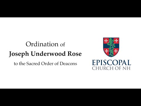 Ordination of Joe Rose as Deacon