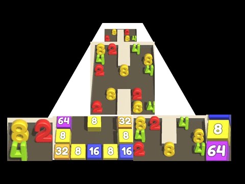 Merge Cubes 2048 Gameplay #gameparkarea #2048game