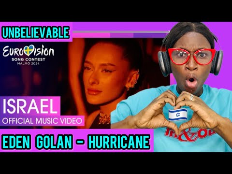 Eden Golan - Hurricane | Israel 🇮🇱 | Official Music Video | Eurovision 2024 | First Time Hearing