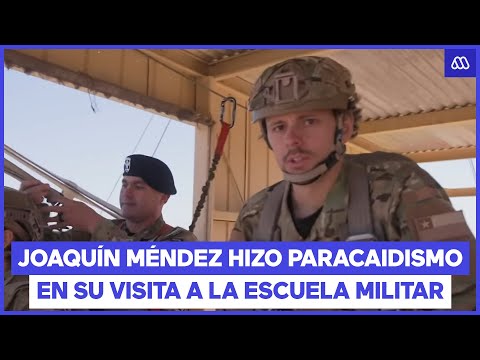¡Y le tiene miedo a las alturas! Joaquín Méndez realizó paracaidismo | Acceso a lo nuestro