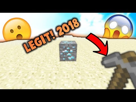 MiNECRAFT: HOW TO BREAK DIAMOND WITH STONE PICKAXE B1.5_01(LEGIT 100%)