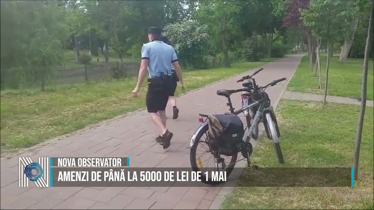 Amenzi de până la 5000 de lei de 1 mai