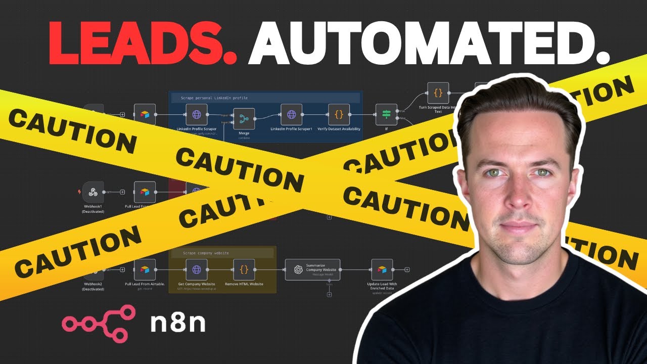 Enrich 1,000+ Leads Instantly with N8n (No-Code Workflow!)
