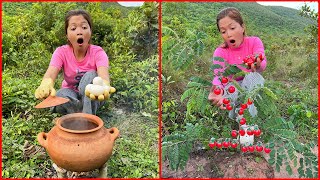 Survival Skills: SMART idea and USEFUL with single mom in forest #bushcraft #camping #outdoors #idea
