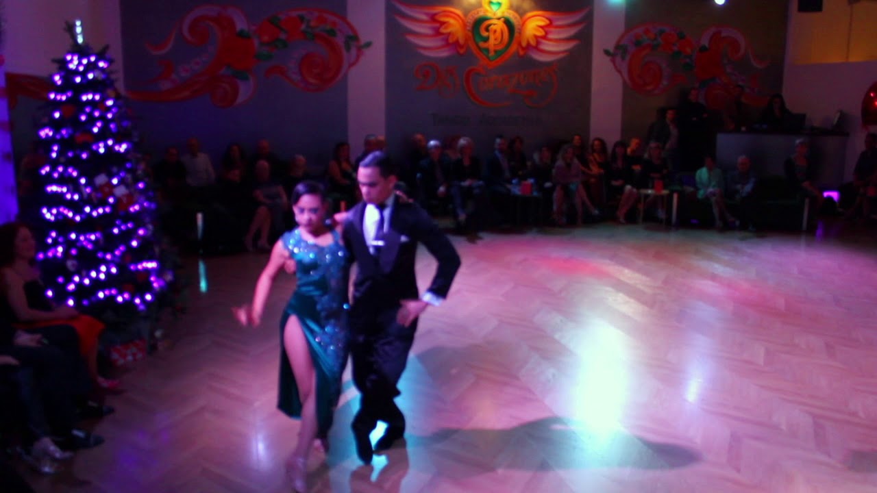 Juan David Vargas y Paulina Mejia 2/4 - 2 Corazones Tango Accademia Rimini 4/1/2019