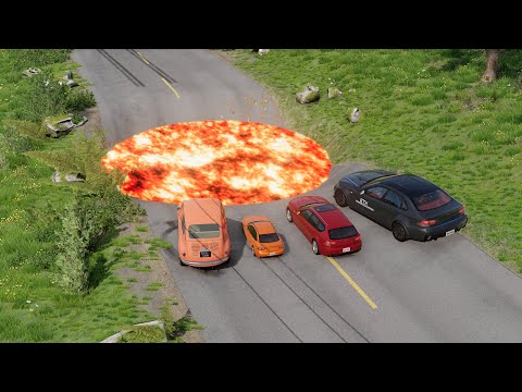 Cars vs Lava TRAPS ▶️ #1 BeamNG Drive !