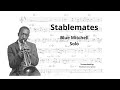 Stablemates - Blue Mitchell (solo transcription)