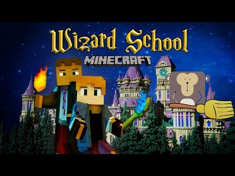 WIZARD SCHOOL ROLEPLAY | Minecraft | Miss Monkey Miner
