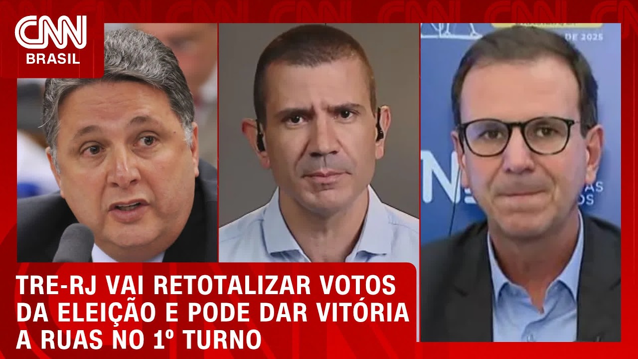 TRE vai retotalizar votos da eleição no Rio de Janeiro neste sábado (10) | CNN 360°