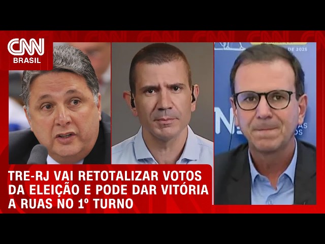 TRE vai retotalizar votos da eleição no Rio de Janeiro neste sábado (10) | CNN 360°