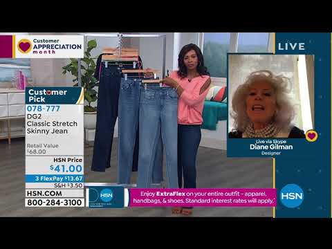 DG2 by Diane Gilman Classic Stretch Skinny Jean    Basic