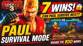 Download lagu 🔥 Paul’s 7-Win Survival Streak! | Tekken 3 mp3