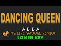 DANCING QUEEN ABBA LOWER KEY HQ KARAOKE VERSION