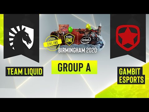 Dota2 - Team Liquid vs. Gambit Esports - Game 1 - ESL One Birmingham 2020 - Group A - EU/CIS