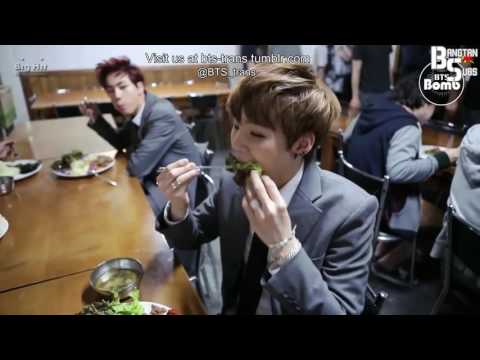 [ENG] 140717 BOMB: SUGA's way to make a 'ssam' fast! Michael TgFresquez