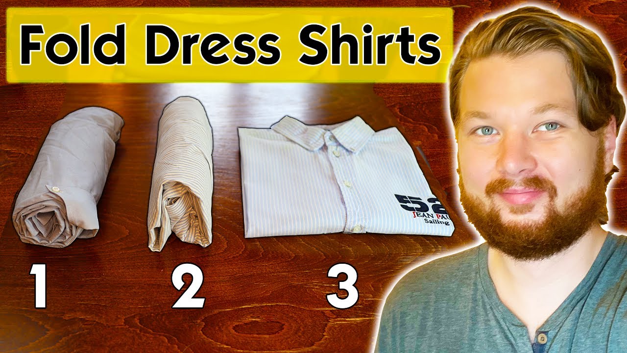 Watch video How to Fold Button Up Shirts (Works for All Collared Shirts) Now How to Fold Button Up Shirts (Works for All Collared Shirts)