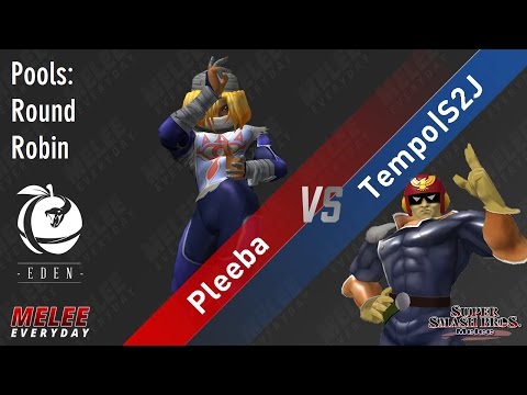 Eden - Pleeba (Sheik) vs. Tempo | S2J (Falcon) - SSBM - Singles Pools, Round Robin