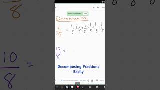 Decomposing Fractions #4thgradeteacher