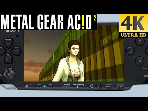 Metal Gear ACID 2 [PSP] - Game Movie Full Story Part 1/2 (4K 60FPS)