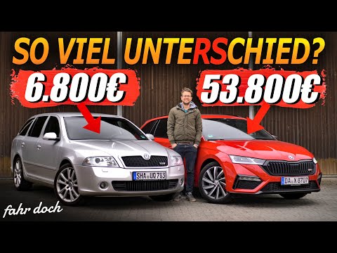 GEBRAUCHT vs NEU | SKODA OCTAVIA RS COMBI II vs IV Vergleich | Fahr doch