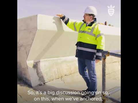 How the new sea wall at the Gunsite is helping to prevent flooding