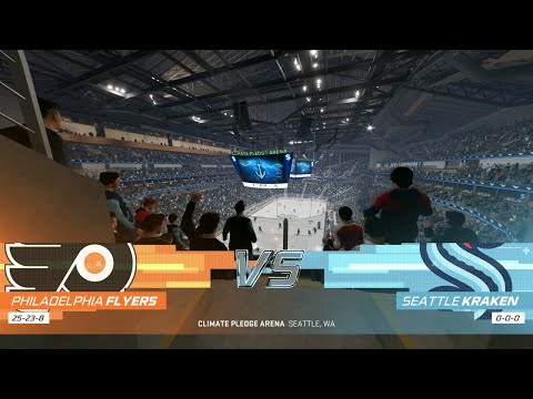 NHL 22 - Philadelphia Flyers @ Seattle Kraken - 12/29/21