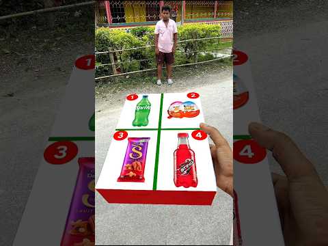 Wow Cold Drink vs Kinder Joy CHOCOLATE😁🍫Aapka Favourite?  #shorts #chocolate #shortvideo #trending