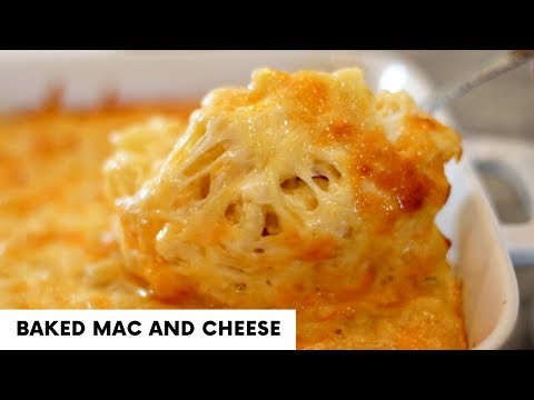 CHEESY BAKED MAC AND CHEESE | Thanksgiving Sides | Macaroni Pie