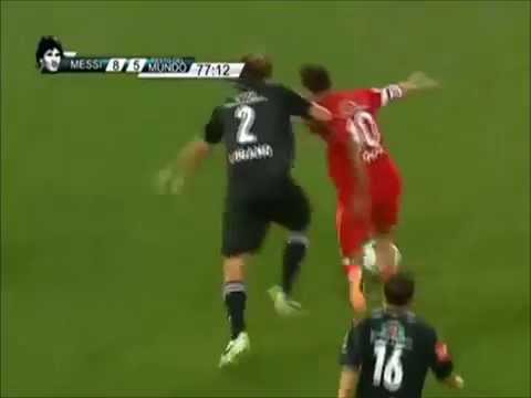 Neymar vs Diego Lugano