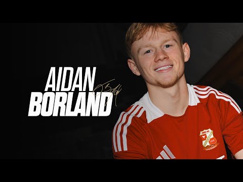 Aidan Borland's first interview as a Swindon Town player