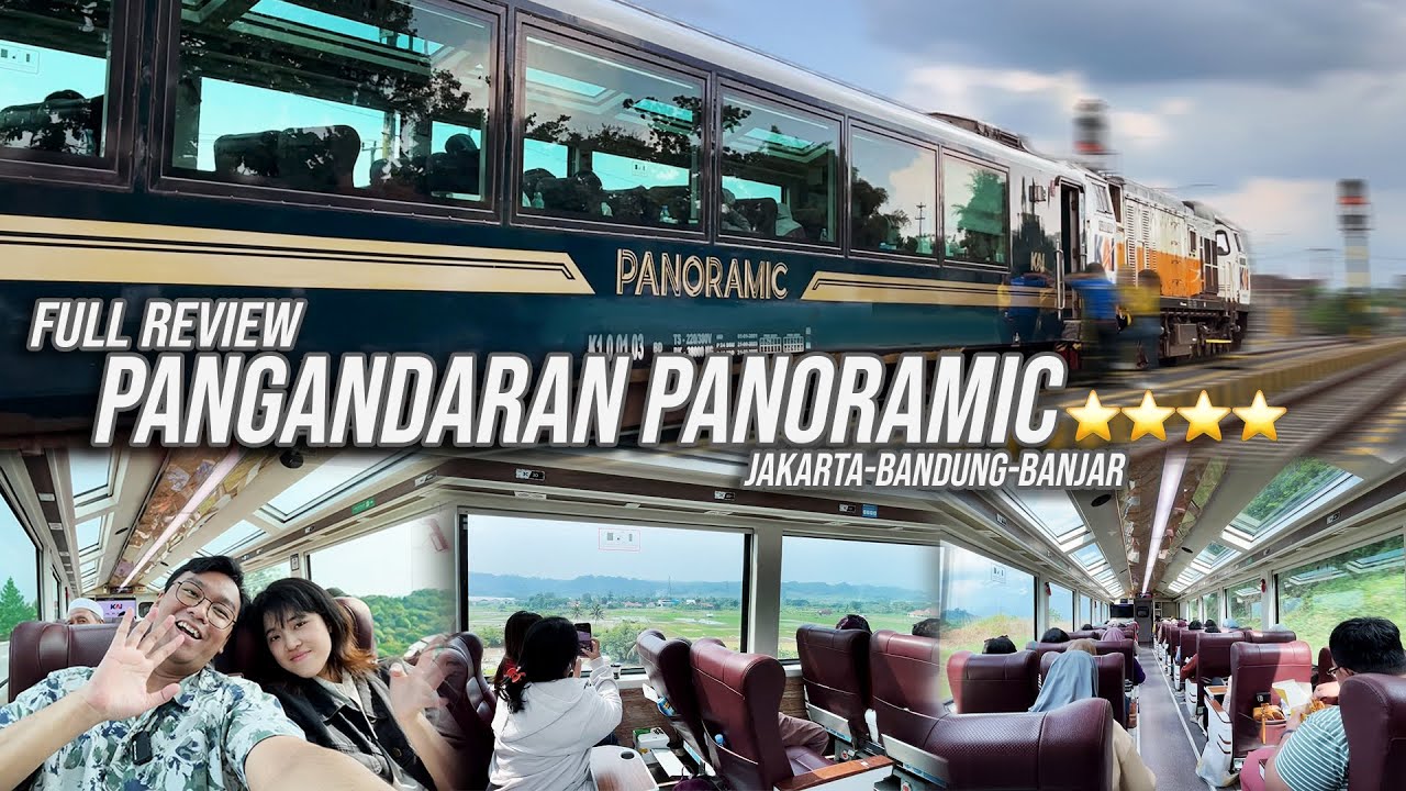 SEPERTI INI KERETA PANORAMIC DI INDONESIA 😍🇮🇩 Naik KA Pangandaran Panoramic Jakarta-Bandung-Banjar