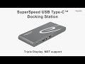 Delock Station d'accueil USB-C – USB/SD/LAN/HDMI/DP PD 85W