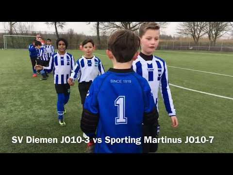 SV Diemen JO10-3 vs Sporting Martinus JO10-7 2018-02-10 Goals en Hoogtepunten
