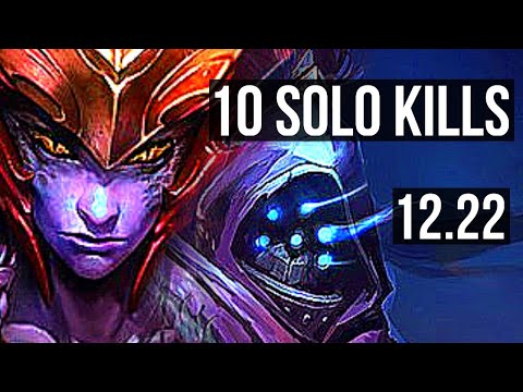SHYVANA vs JAX (TOP) | 10 solo kills, 13/1/3, 65% winrate, Legendary | EUW Master | 12.22