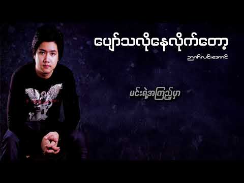ဉာဏ်လင်းအောင် - ပျော်သလိုနေလိုက်တော့ ( Lyric Video )