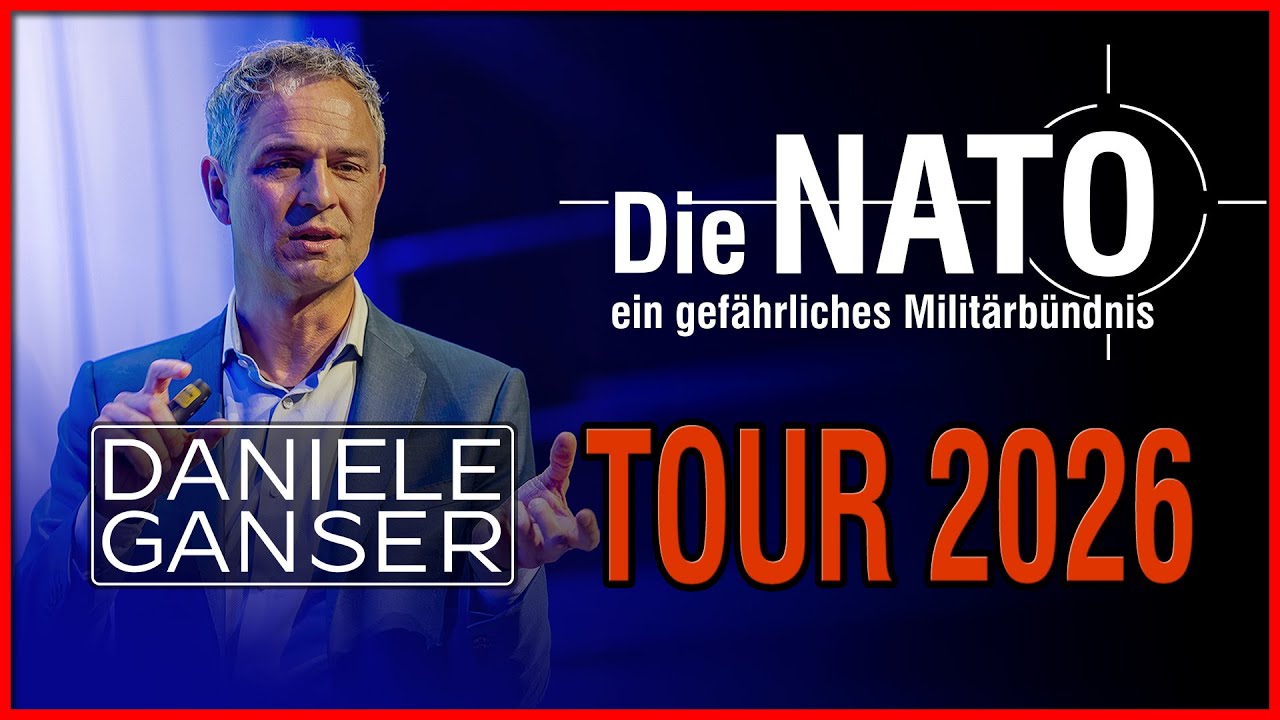 Dr. Daniele Ganser Tour 2026 (Deutschland, Österreich, Schweiz, Italien)